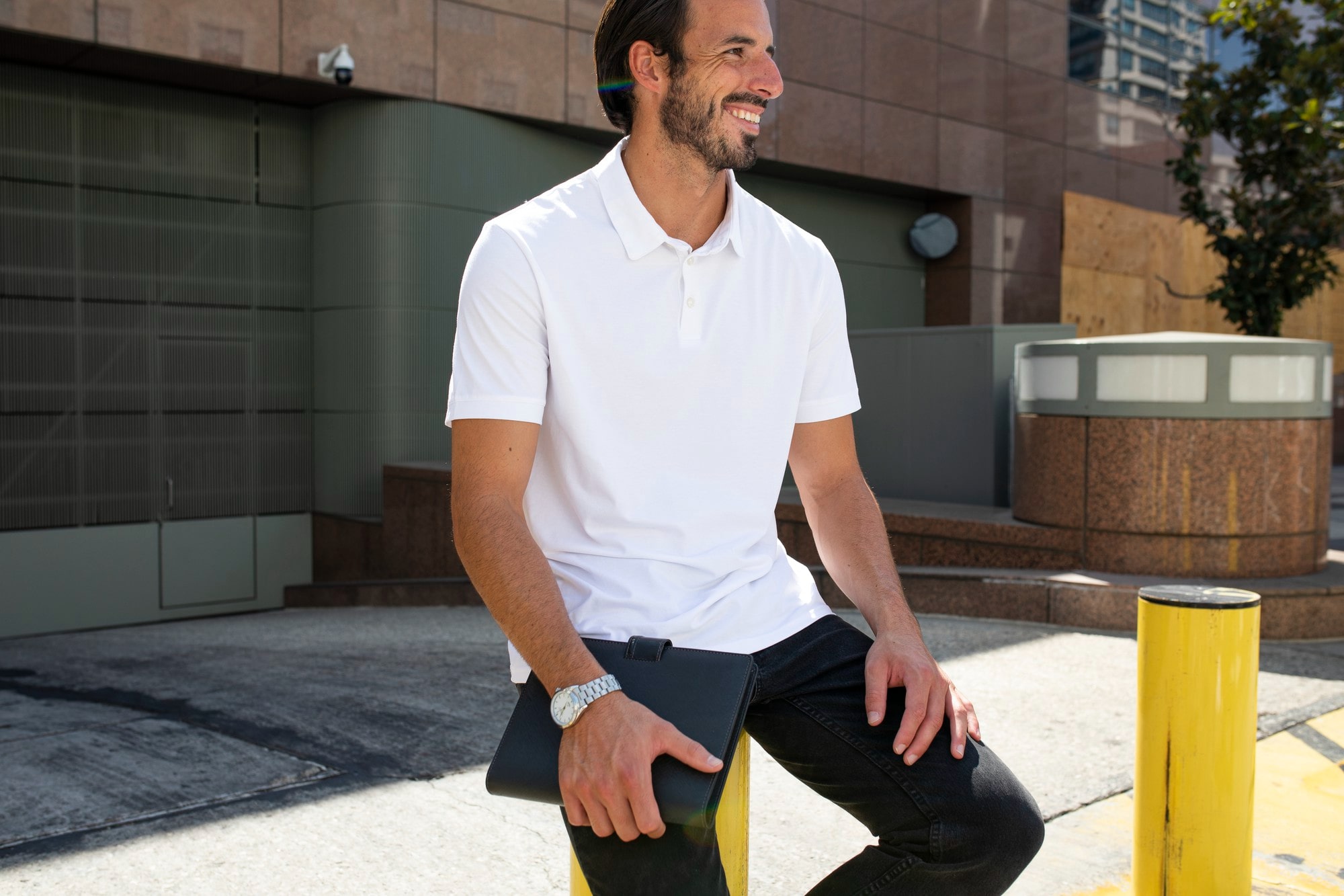 Achtergrond van het poloshirt