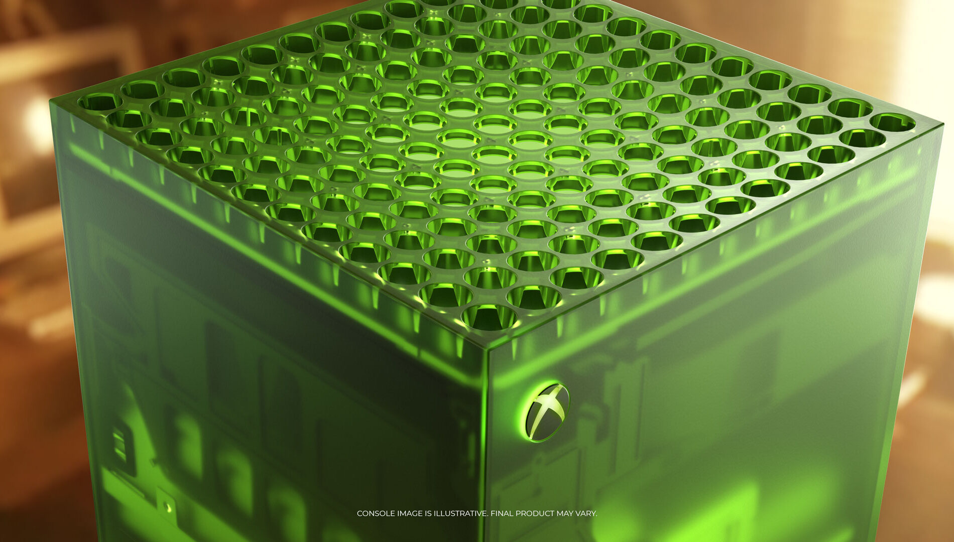 Xbox viert 25 jaar met een doorzichtige groene console